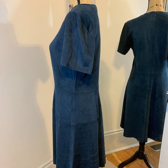 Catherine Malandrino Vegan Faux Suede Dress - Picture 5 of 9